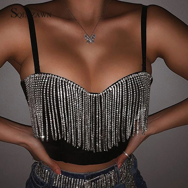 Diamond  Glitter Bustier