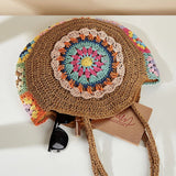 Ethnic Style Sommer Stroh Tasche