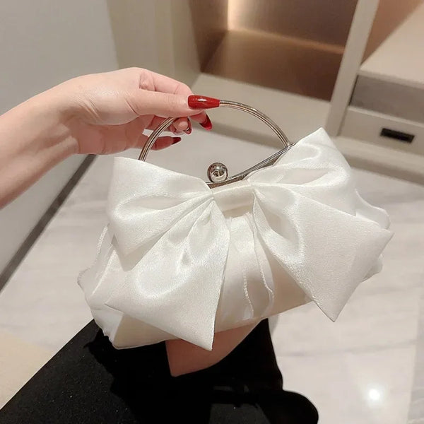 Edle Satin Handtasche für Hochzeit / Parys