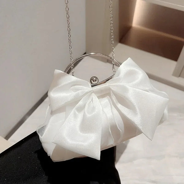 Edle Satin Handtasche für Hochzeit / Parys